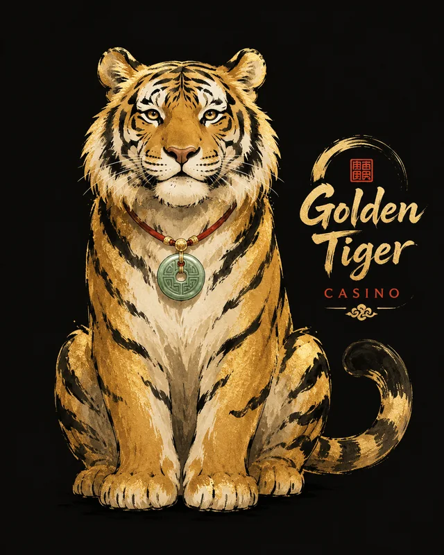 Golden Tiger mascot artwork